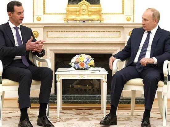 Путин провел переговоры с Асадом