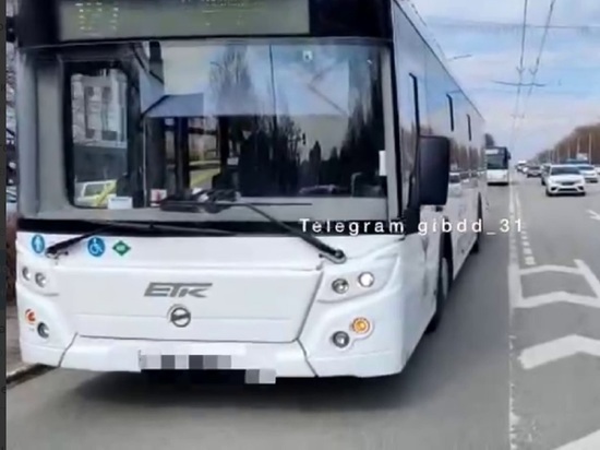 В Белгороде водитель УАЗа столкнулся с пассажирским автобусом и уехал с места аварии