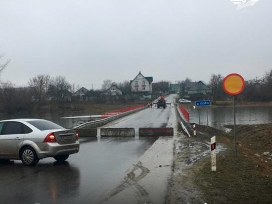 В Курской области на период паводка закрыли ещё один мост через реку Сейм