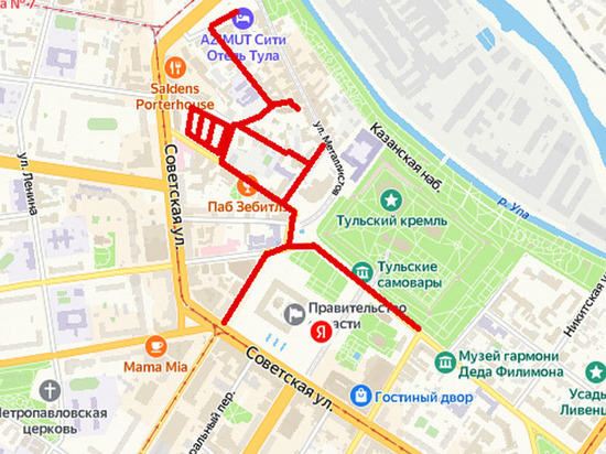 18 марта в центре Тулы введут ограничение на движение, остановку и стоянку транспорта