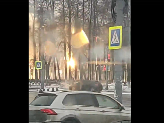 В центре Ярославля опять горели троллейбусные провода