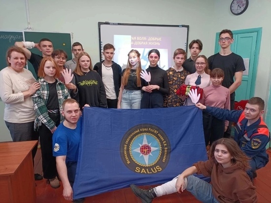 Под Рязанью волонтёры МСО РязГМУ Salus провели мастер-класс для школьников