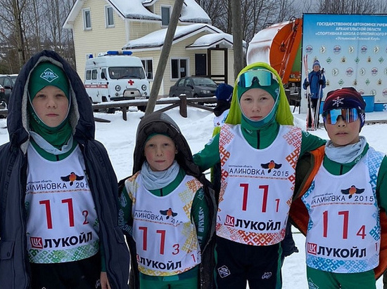 Команда Устьянского округа стала победителем областных соревнований по лыжным гонкам