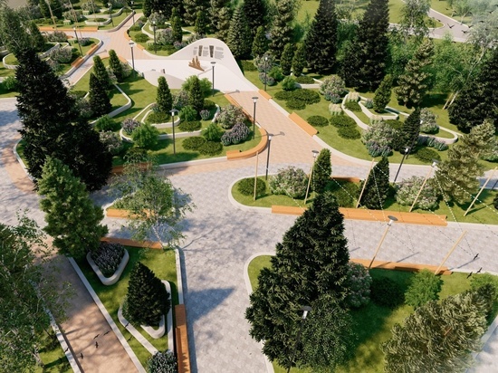 В Салехарде обустроят новый сквер с мемориалами и многоуровневыми клумбами