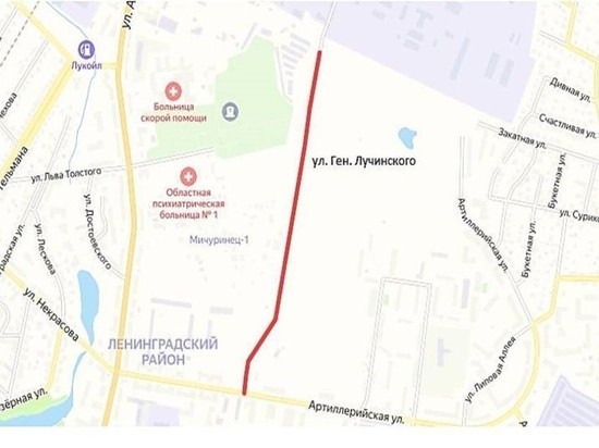 В Калининграде начали строить улицу Лучинского — дублер Невского