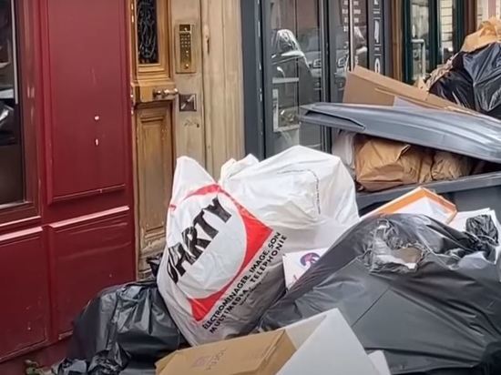 В Париже скопились более 10 тысяч тонн мусора из-за забастовки