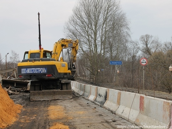 В Тамбовской области продолжается капитальный ремонт мостов