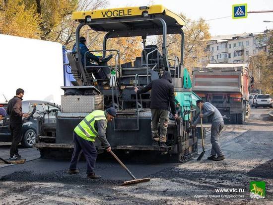 Во Владивостоке на улице Вилкова проведут дорожный ремонт
