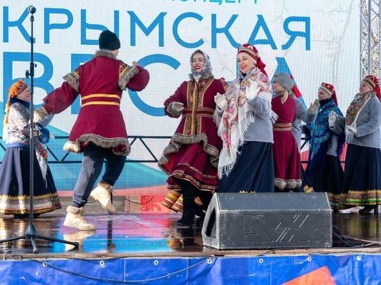 Митинг-концерт «Крымская весна» прошел в Южно-Сахалинске 18 марта