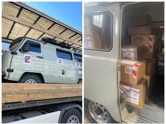Два УАЗа с гуманитарной помощью отправили в зону СВО из Новосибирской области