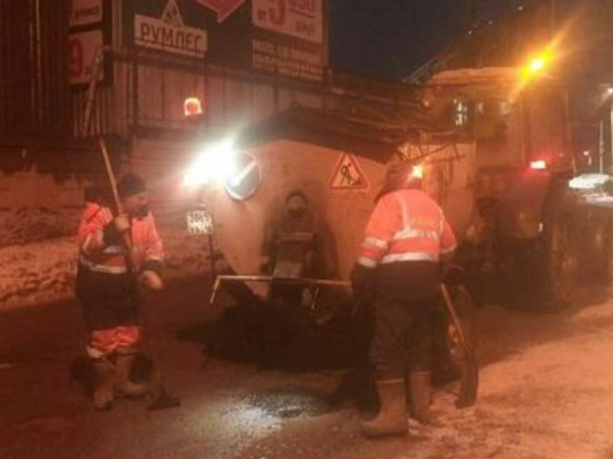 511 квадратных метров дорожных дефектов устранили за сутки в Ижевске