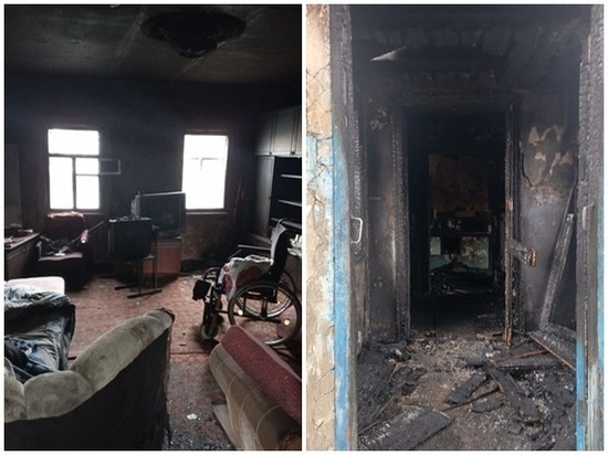 В Ростовской области мужчина пострадал при пожаре в частном доме