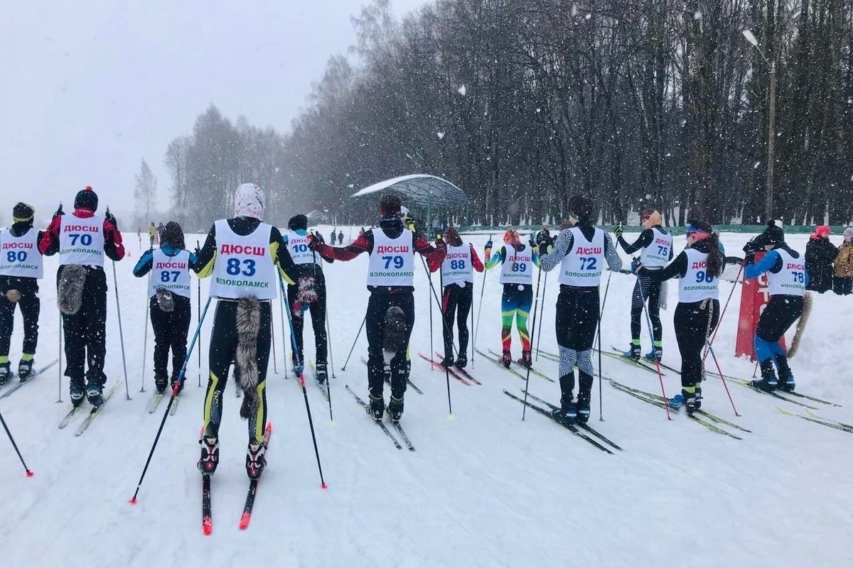 "Tailed" ski race took place in Volokolamsk