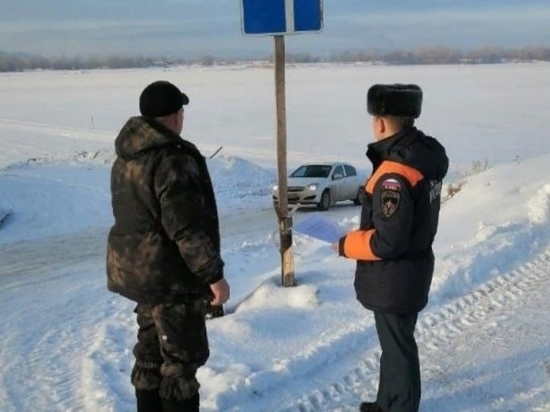 Грузоподъемность ледовой переправы Сарапул - Борок снизили до 6 тонн