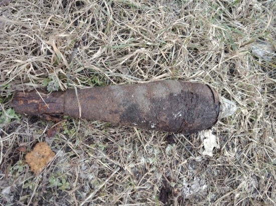 В Белгородском районе обнаружена артиллерийская мина времен Великой Отечественной войны