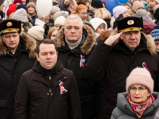 Бойцы Северного флота посетили фестиваль «Крымская весна» в Мурманске