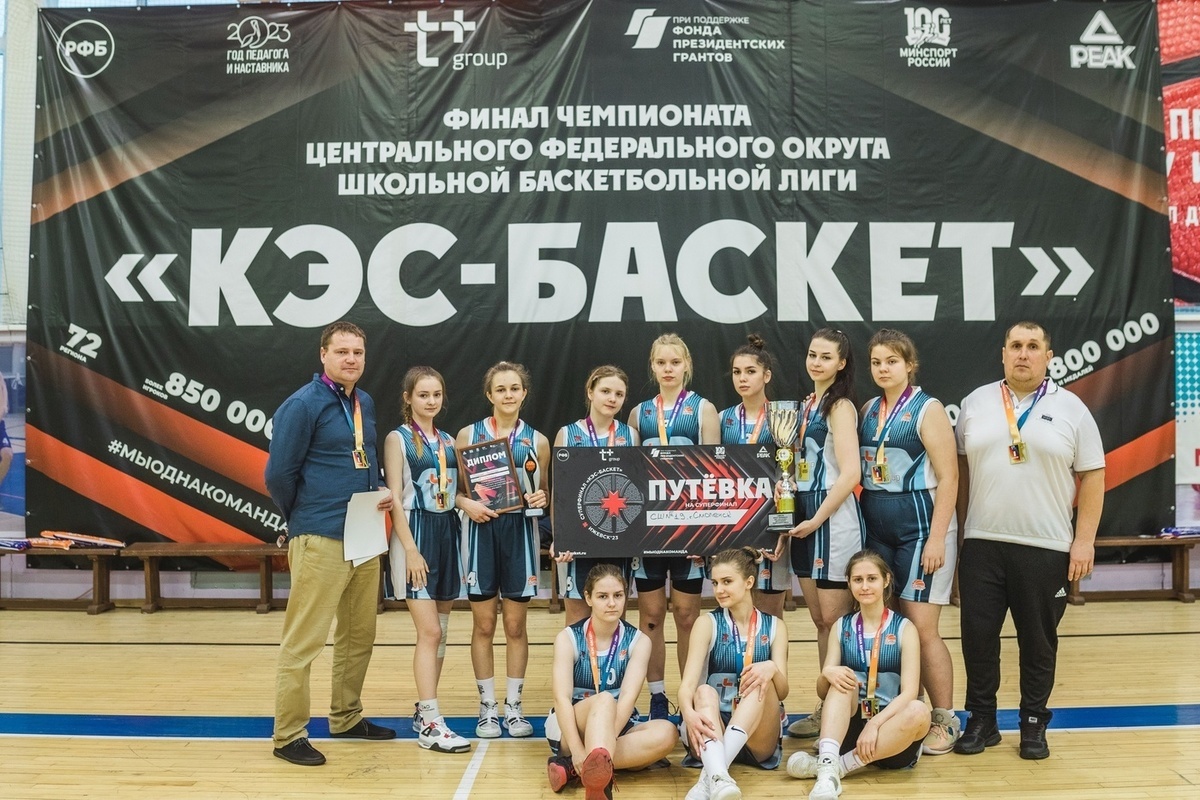 Young Smolensk basketball players became champions of the Central Federal District