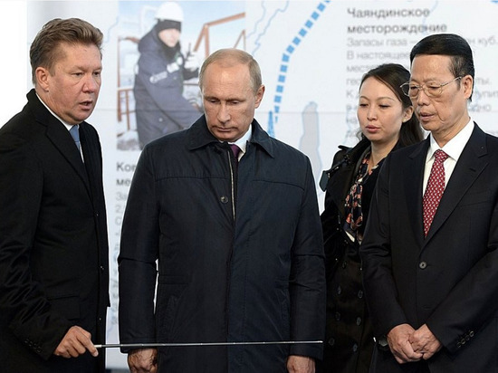 Путин назвал проект &#34;Сила Сибири&#34; сделкой века