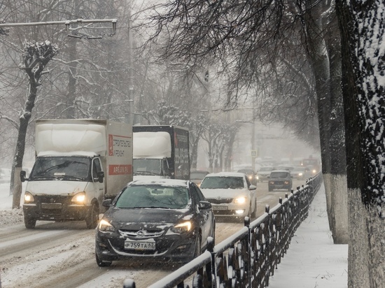 В Рязанской области выпустили метеопредупреждение из-за мокрого снега