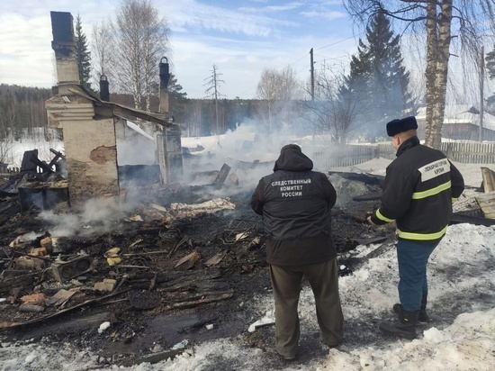 В ходе пожара в районе Карелии погиб мужчина