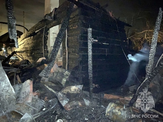 Пенсионер погиб при пожаре дачного дома в Череповецком районе