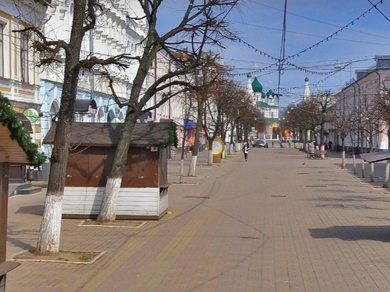 В Ярославле с центральной улицы уберут торговые палатки