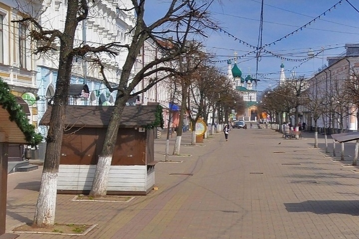 В Ярославле с центральной улицы уберут торговые палатки