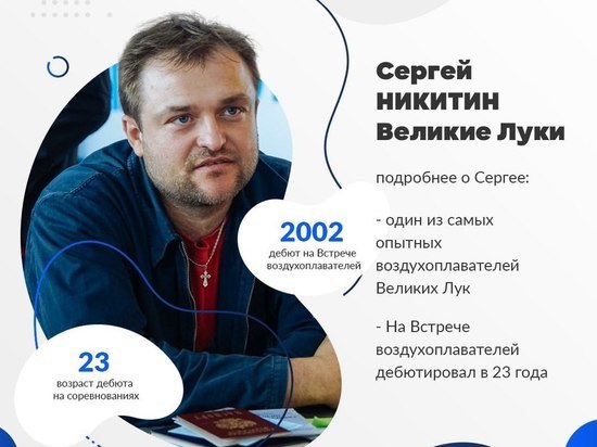 Пилот с 20-летним стажем заявился на Встречу воздухоплавателей в Великих Луках