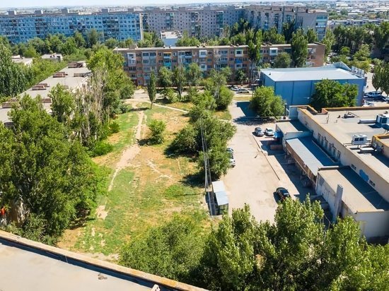 В Астрахани благоустроят сквер в спальном районе