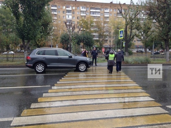 В Казани с начала года в ДТП с участием пешеходов погибли 2 и пострадали 64 человека