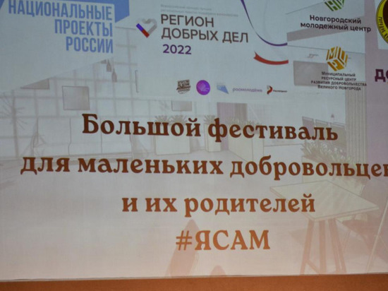 В Великом Новгороде подвели итоги конкурса для дошкольников «Юный доброволец»