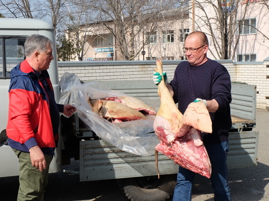 Ставропольский фермер передал для бойцов в зону СВО 750 килограммов мяса