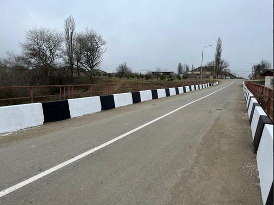В Дагестане восстановили мост, обрушившийся два месяца назад