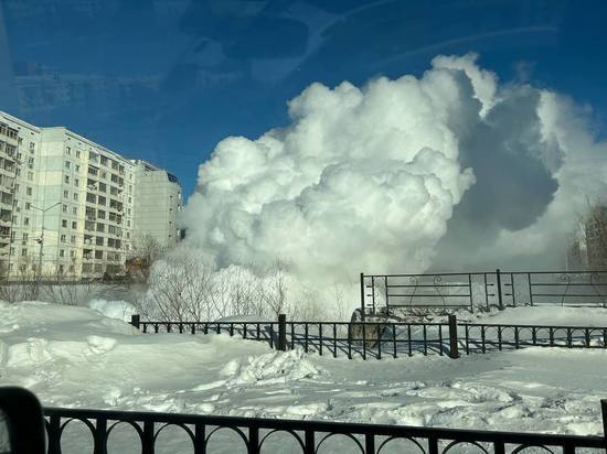 В Якутске проводят ремонт магистральных тепловых сетей