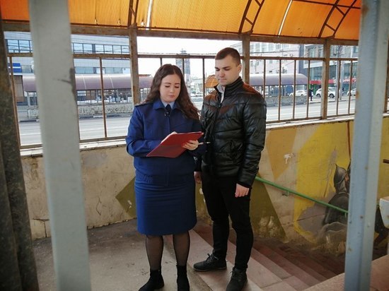 Прокуратура проверила состояние подземного перехода на улице Каминского в Туле