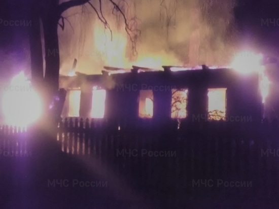 На пожаре в Калужской области погибла 79-летняя женщина