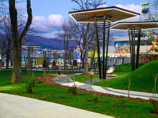 В Новороссийске открыли обновлённый парк имени Фрунзе