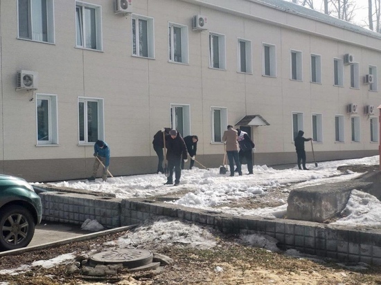 Чиновники с лопатами вышли на улицы Хабаровска