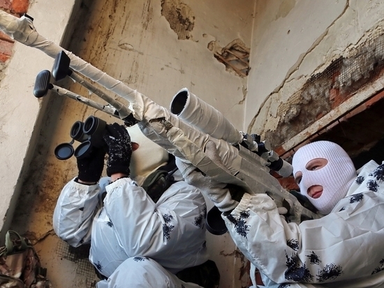 Снайперы в Бурятия учатся выполнению задач в условиях города