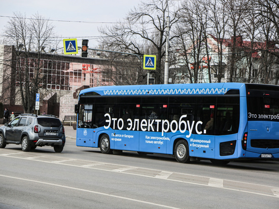Электробус вышел в тестовый маршрут в Липецке