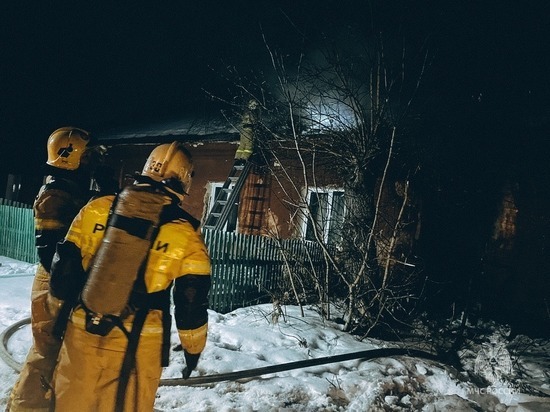 В Омске из-за пожара в жилом доме погиб мужчина