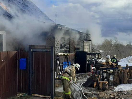 В результате пожара в Пестово погиб человек