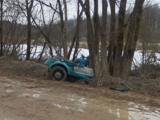 В Калужской области мотоциклист влетел в дерево