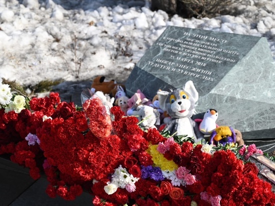 Молебны в память о погибших на пожаре в «Зимней вишне» прошли в Кузбассе
