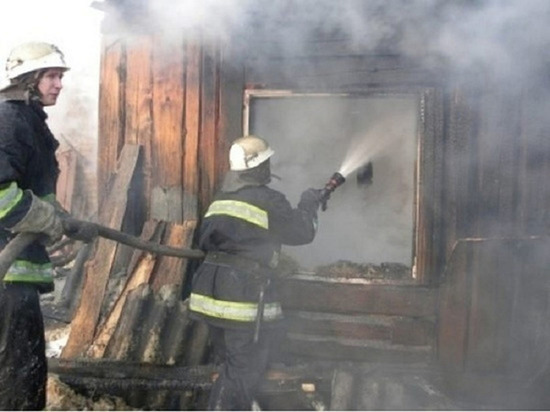 Под Ростовом потушили крупный пожар на складе целлюлозы