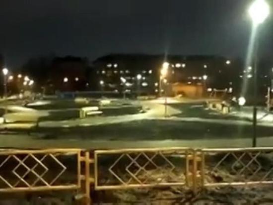 В Тамбове в сквере на Полынковской подключили уличное освещение