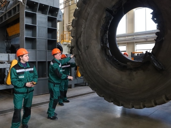 В Кузбассе начали безотходно перерабатывать крупногабаритные шины