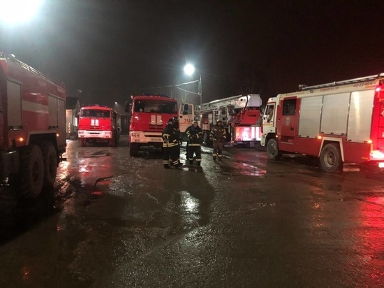 Пожар на металлургическом заводе в Воскресенске потушили
