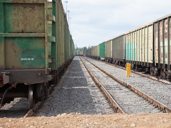 Легковушка и грузовой поезд столкнулись в Архангельске