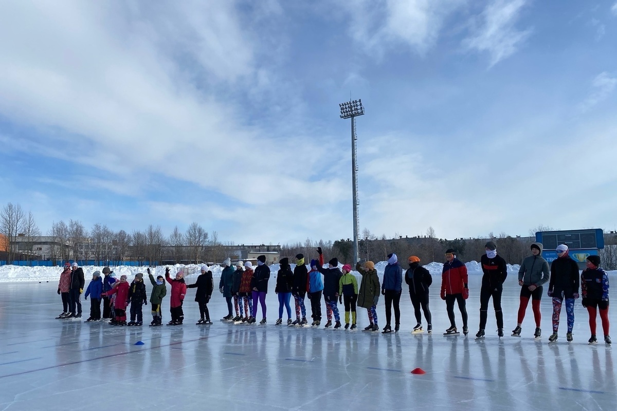 In Monchegorsk, the City Festival of the North in speed skating was held